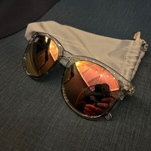 Blenders Pacific Grace Frame with Rose Polarized Lenses EUC